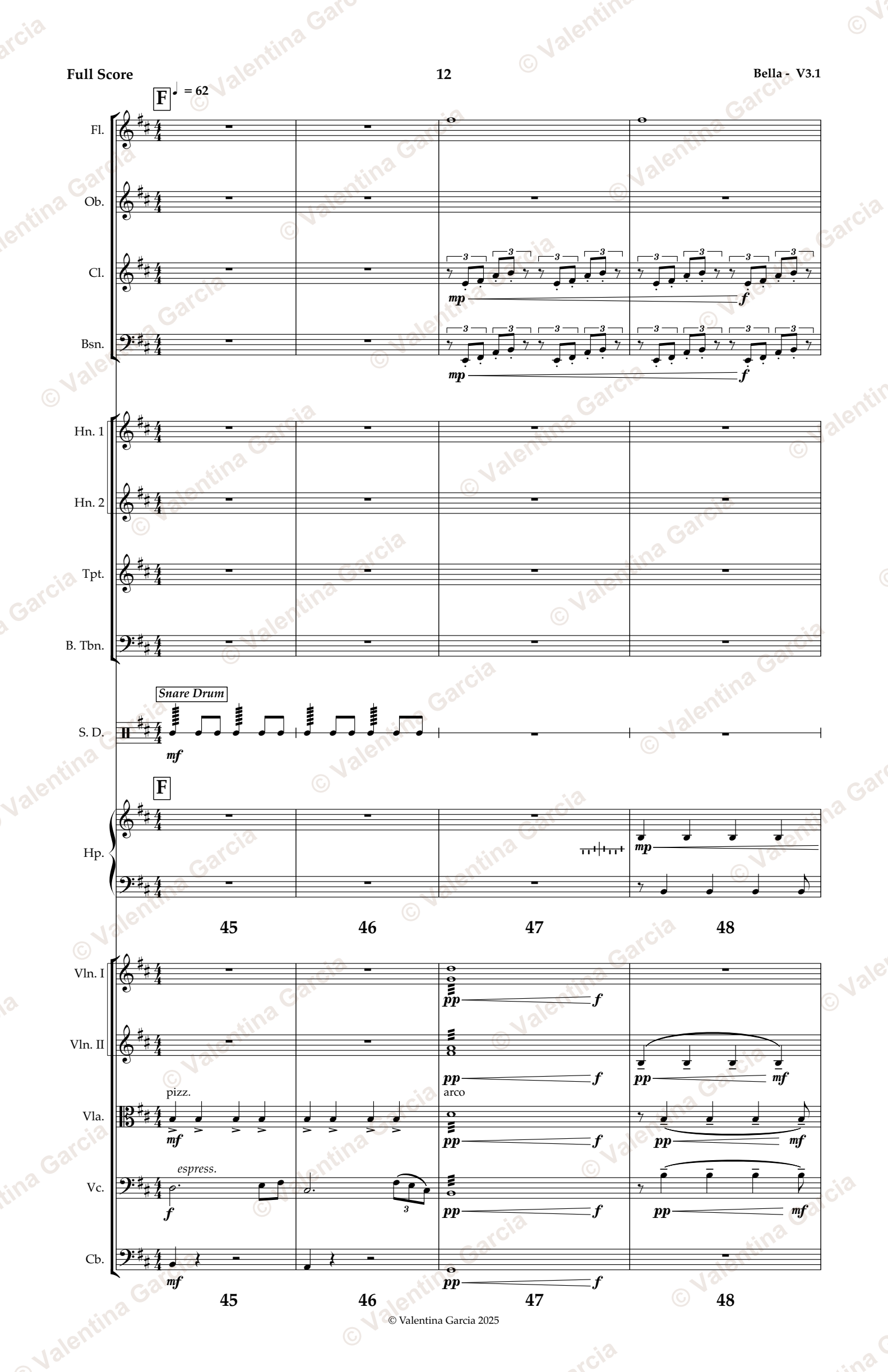 Bella score, page 12