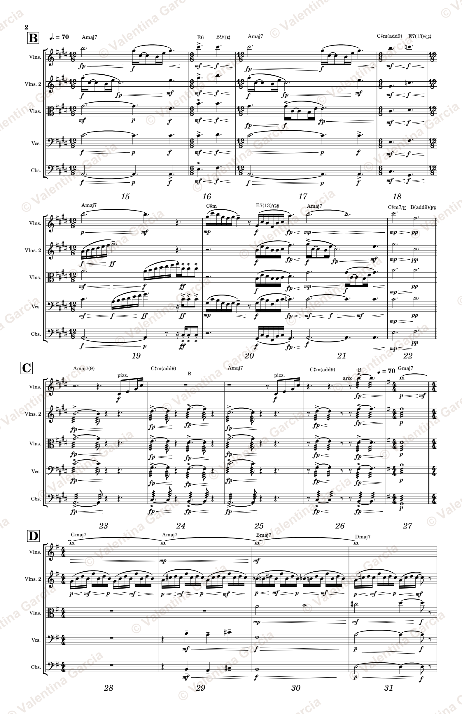 Creciendo a Dúo score, page 2